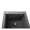 Гранітна мийка Globus Lux LAMA 410х500-А0003, сірий металік- Фото 2